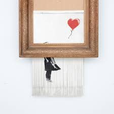 Latest Banksy Artwork 'Love is in the Bin' Created Live at Auction ...